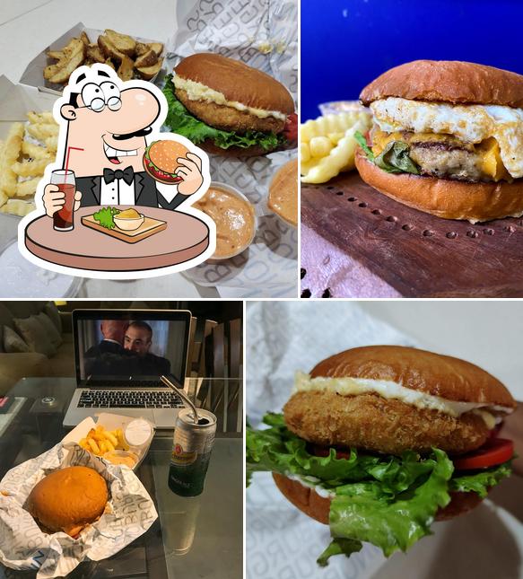 Order one of the burgers served at Nino Burgers