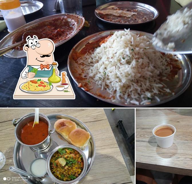 This is the picture showing food and beverage at Hotel Nisarg Pure Veg