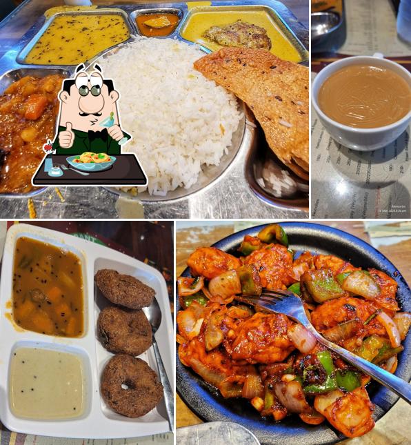 Food at New Parijat Restaurant