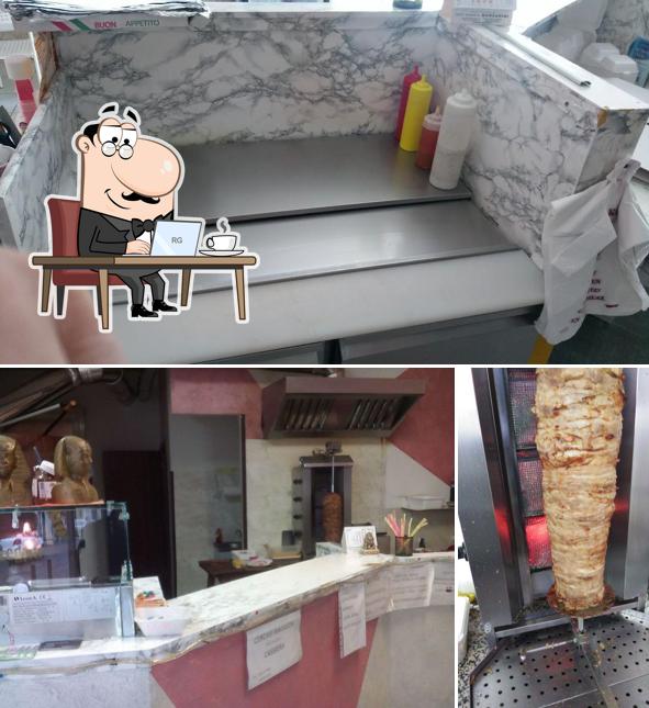 Pizzeria Due Amici si caratterizza per la interni e cibo