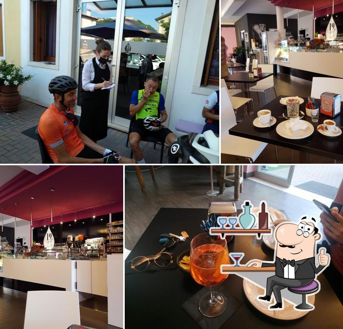 Dai un'occhiata agli interni di Caffè Wine Bar 19.23