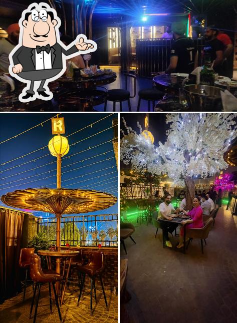 The interior of RYU Bar