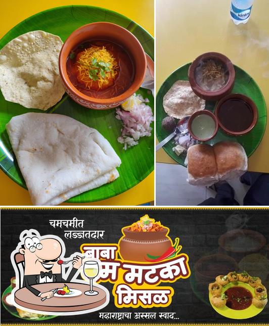 Food at Baba Dum Matka Misal