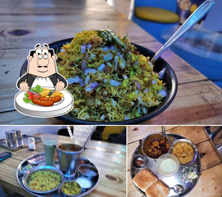 Bhagwati misal and bhel