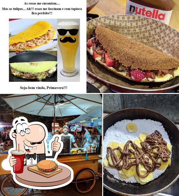 Peça um hambúrguer no Pizzaria e Tapiocaria Emporium