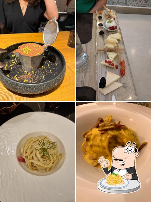 Spaghetti alla carbonara al Etto Unità di Cucina