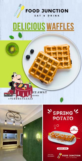 Waffles at Food Junction Cafe