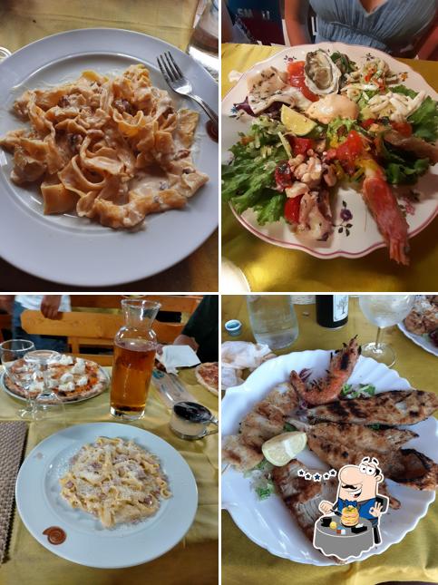 Cibo al Ristorante L'Angelo Azzurro
