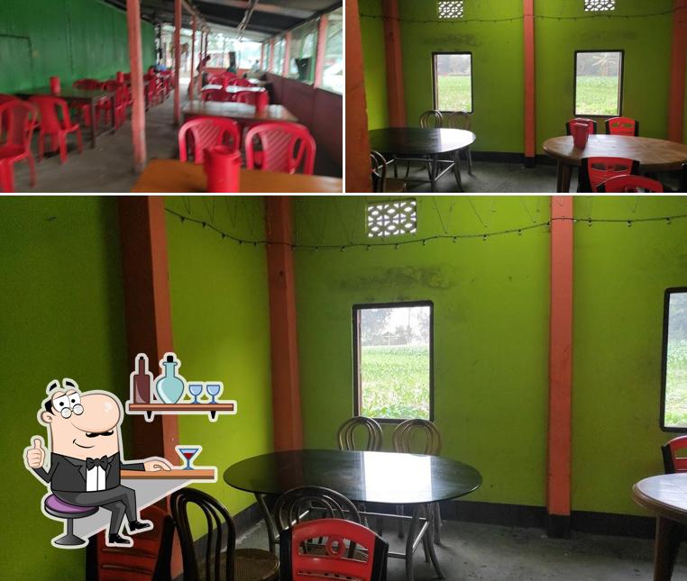 The interior of Purna Dhaba