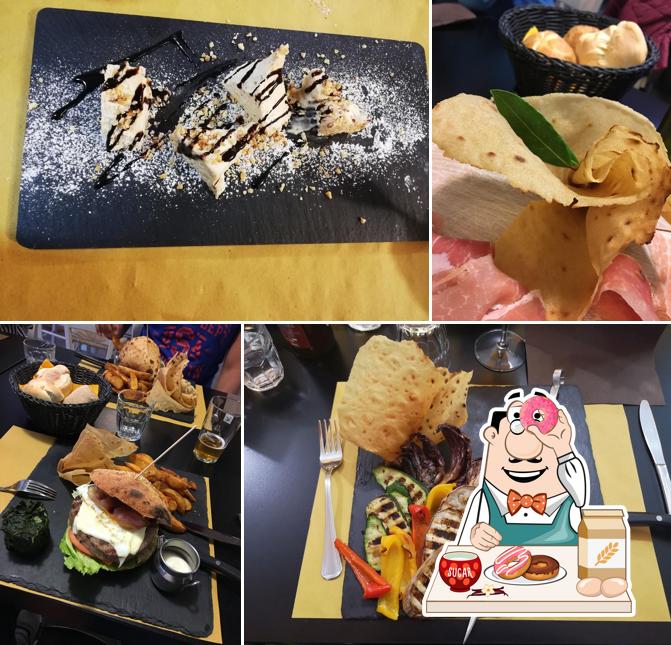 Rosso Toro serve un'ampia varietà di dolci