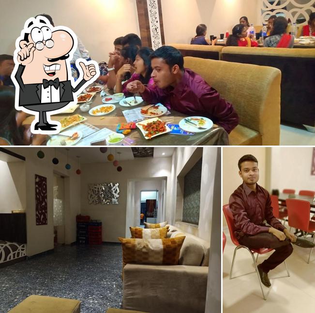The interior of Shivani Sweets And Restaurant
