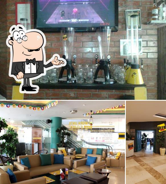 The interior of The Beer Café The interior of The Beer Café