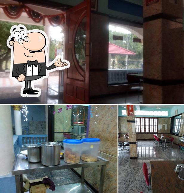 The interior of Agni Restaurant