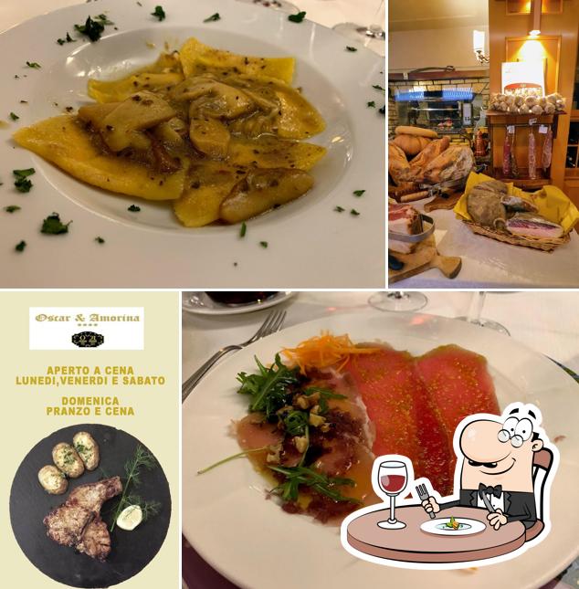Cibo al Hotel ristorante Oscar e Amorina