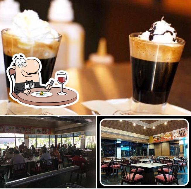 The image of food and interior at Drop In