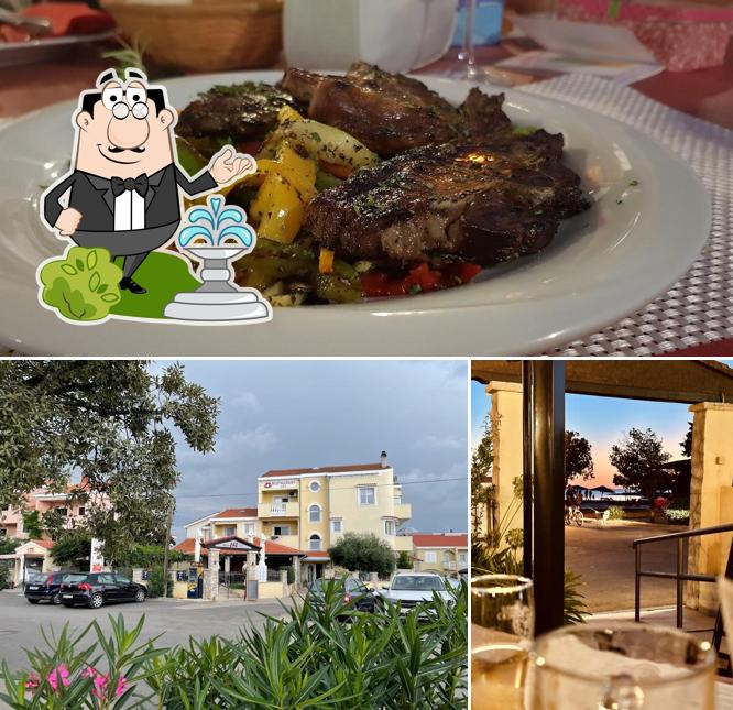La foto della esterno e cibo di KONOBA JAZ