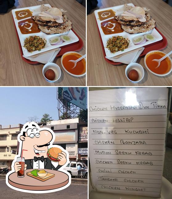Try out a burger at New Moti Mahal Restaurant