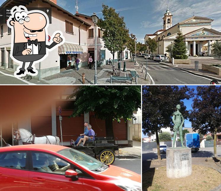 Gli esterni di Civico 1 Bar Tabaccheria