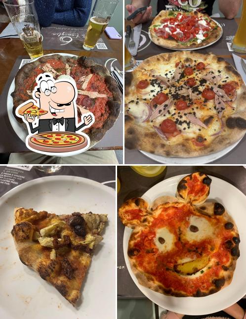 Ordina tra le molte varianti di pizza