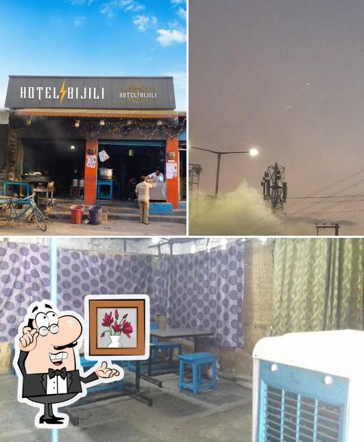 The image of Hotel Bijili’s interior and exterior