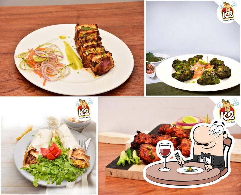 Meals at K 2.Kolkata Kathi