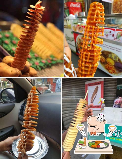 Food at Potato Twisto