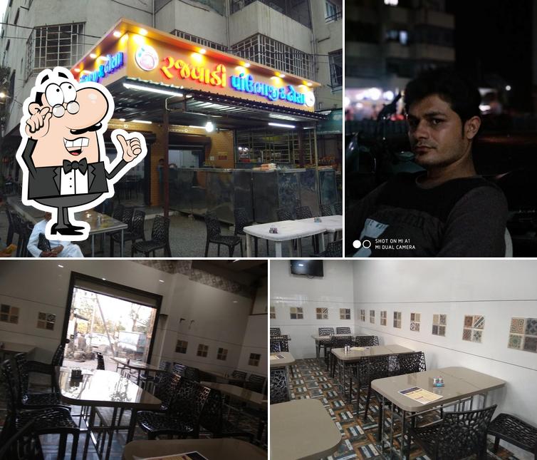The interior of Rajwadi Pav bhaji & Dosa
