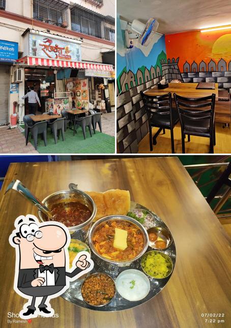 The interior of Rajwant Misal House