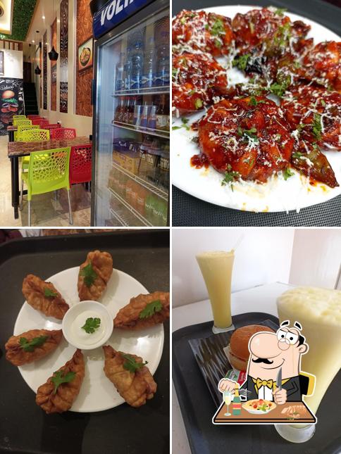 Food at Sunshine cafe and restaurant