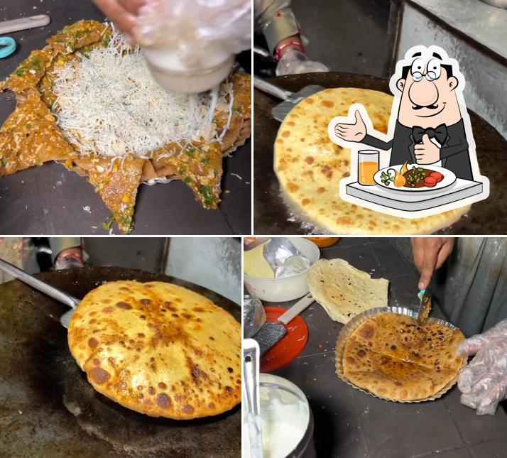 Food at The King Paratha Zone