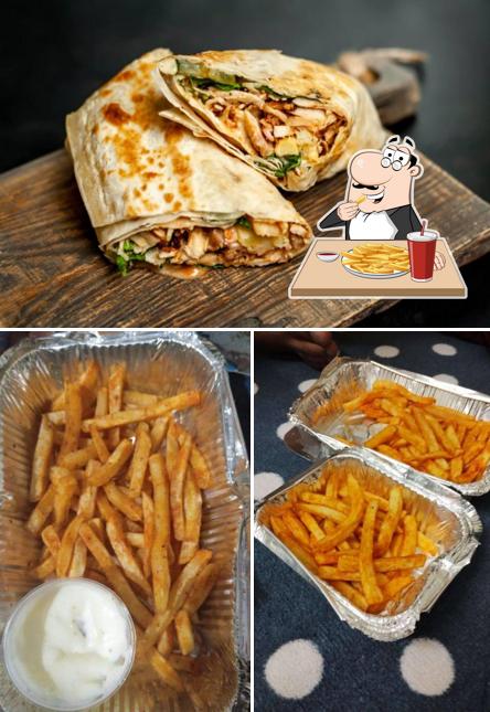 French fries at Shawarma Bites