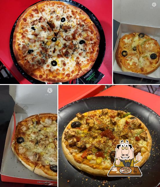Pick different kinds of pizza