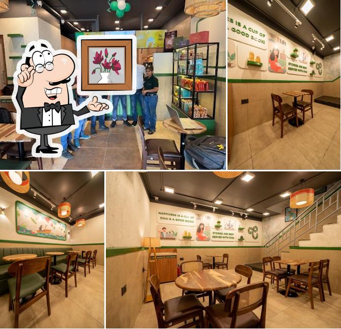 The interior of Chaayos Cafe at Sector 20, Panchkula