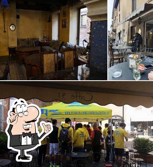 Gli interni di Caffè 31
