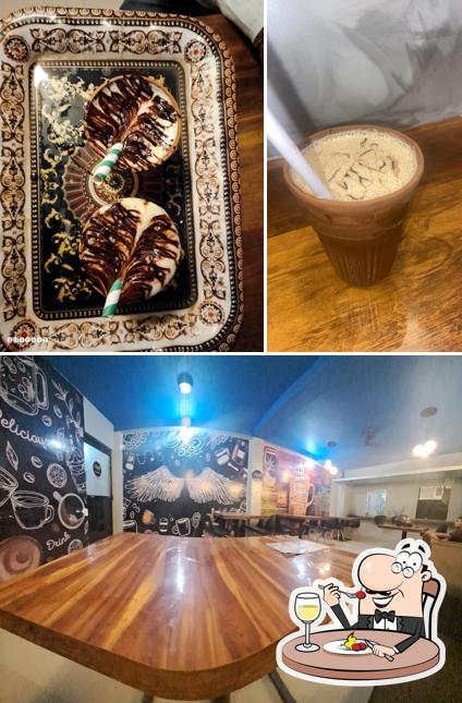 This is the image showing food and interior at Chai Sutta Bar