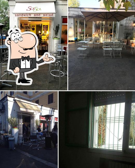 Gli interni di Sasà