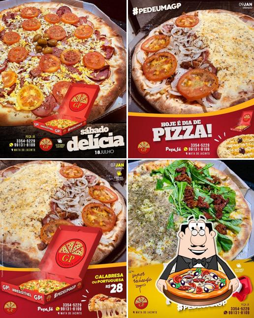 No GP Pizzaria ., você pode conseguir pizza