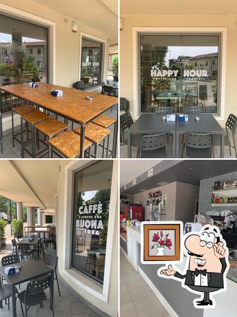 Gli interni di Happy hour