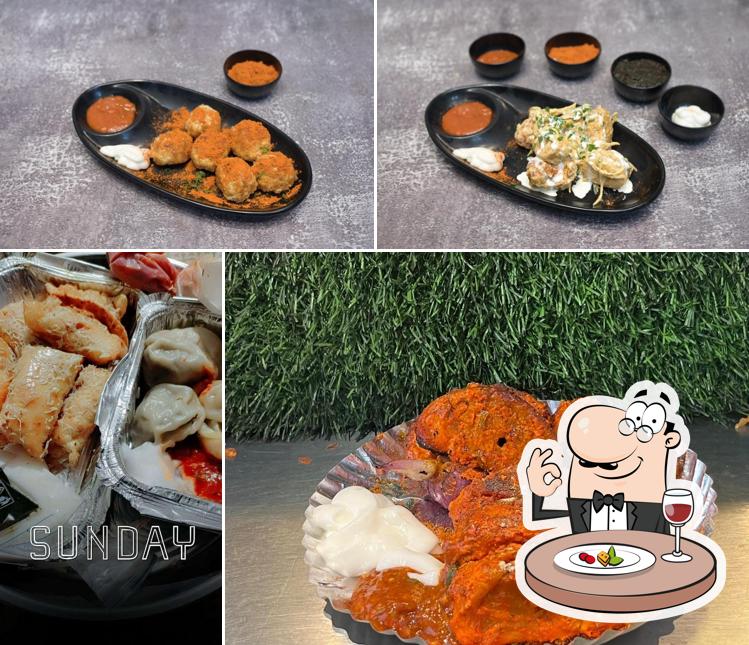 Food at Momos Junction