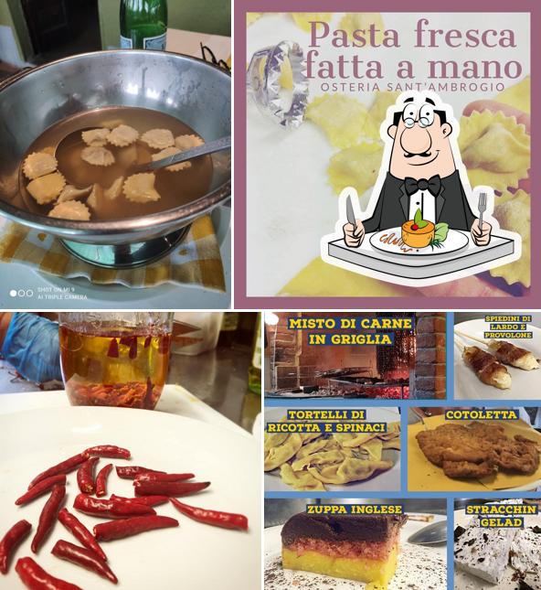 Food at Osteria Sant'Ambrogio