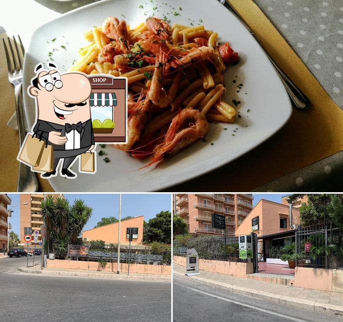Questa è la immagine che presenta la esterno e cibo di Pepe Nero