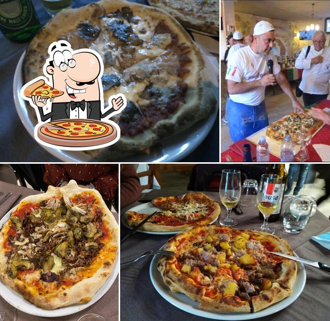 Scegli tra le molte varianti di pizza