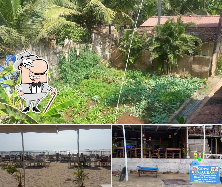 This is the image displaying exterior and interior at Gopal Restaurant & Huts