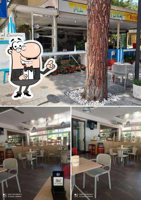 Gli interni di Al Cacciatore Bar