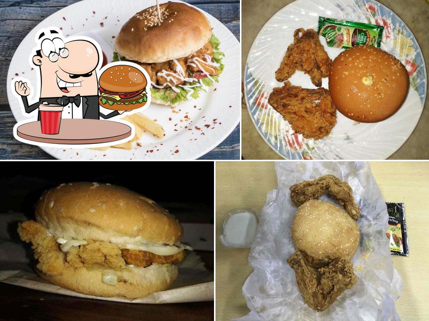 Order a burger at APPETIZER