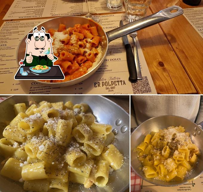 Maccheroni al formaggio al Er Polpetta Roma