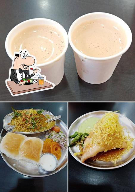 The restaurant's food and beverage