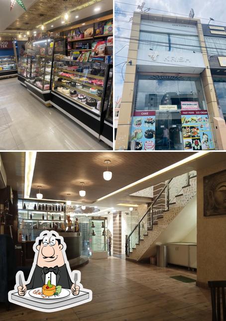 Among various things one can find food and interior at Krish (Bakers & Cafe)