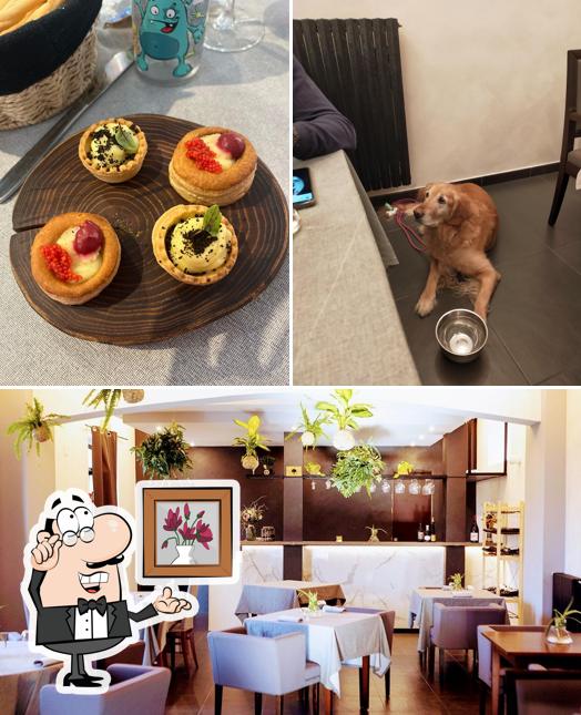 Gli interni di MEKÍ Trattoria Moderna