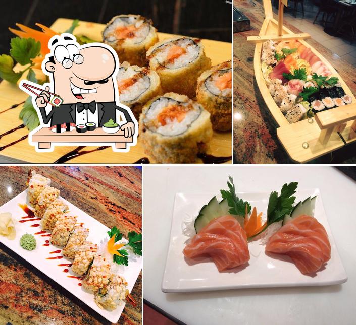 Scegli le diverse opzioni di sushi